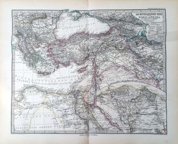 Das Mittellandsche Meer und North Afrika [Osmanlı İmparatorğu, Akdeniz ve Kuzey Afrika]