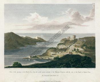 Entrance to the Black Sea, 1810, (İstanbul, Karadeniz'den Boğaz Girişi)