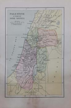 Filistin Kudüs Haritaları (Palestine au temps de Notre Seigneur)