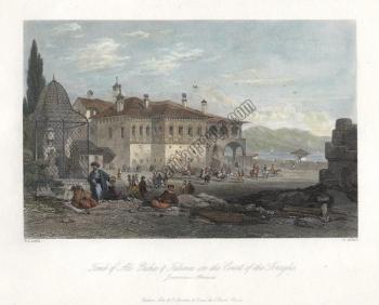 Ioanina, Tomb of Ali Pacha & Fatima in the Court of the Seraglio, 1838