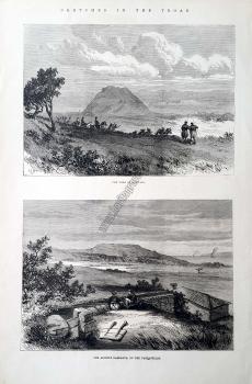 Sketches in the Troad - The Tomb of Achilles - The Ancient Dardanus, on the Dardanelles [Truva, Aşil'in Mezarı, Çanakkale]
