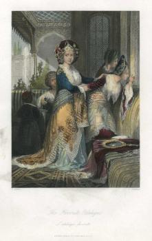 The Favourite Odalique, 1838 (Harem, Baş Odalık)