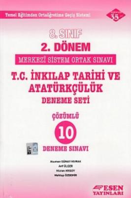 8. Sınıf TEOG 2 T.C. İnkılap Tarihi ve Atatürkçülük Çözümlü 10 Deneme 