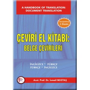 Çeviri El Kitabı Belge Çevirileri İngilizce - Türkçe / Türkçe - İngili