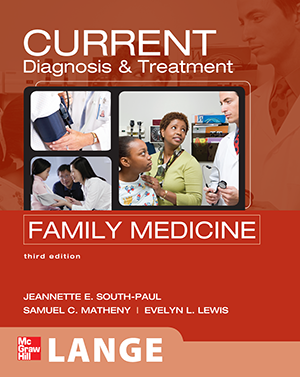 Current Diagnosis and Treatment In Family Medicine Jeannette E. South 