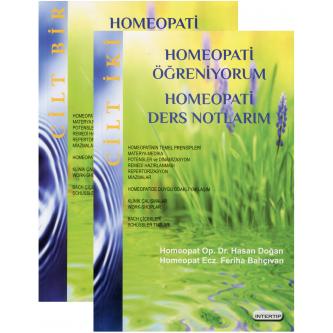 Homeopati Öğreniyorum, Homeopati Ders Notlarım 2 Cilt Set Hasan Doğan