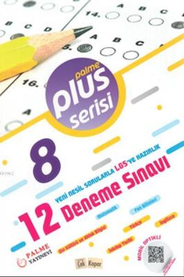 Palme Yayınları 8. Sınıf LGS Plus Serisi 12 Deneme Sınavı Palme