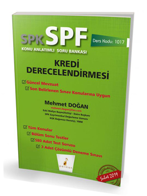 SPK - SPF Kredi Derecelendirmesi Konu Anlatımlı Soru Bankası - 1017 Me