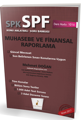 SPK - SPF Muhasebe ve Finansal Raporlama Konu Anlatımlı Soru Bankası -