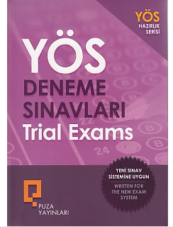 YÖS Deneme Sınavları Trial Exams - Puza Yayınları
