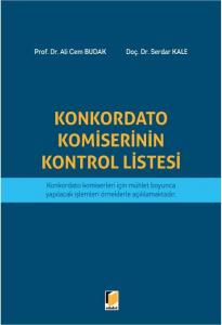 Konkordato Komiserinin Kontrol Listesi