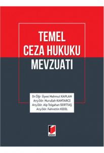 Temel Ceza Hukuku Mevzuatı
