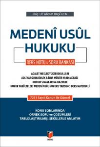 Medeni Usul Hukuku Ders Notu & Soru Bankası
