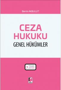 Ceza Hukuku Genel Hükümler