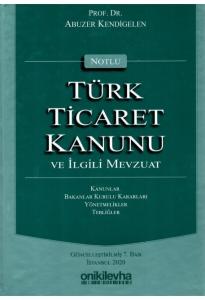 Türk Ticaret Kanunu ve İlgili Mevzuat