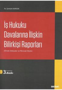 İş Hukuku Davalarına İlişkin Bilirkişi Raporları