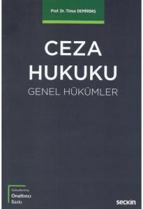 Ceza Hukuku Genel Hükümler
