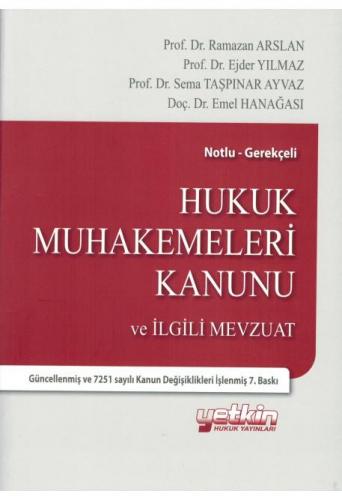 Hukuk Muhakemeleri Kanunu ve İlgili Mevzuat