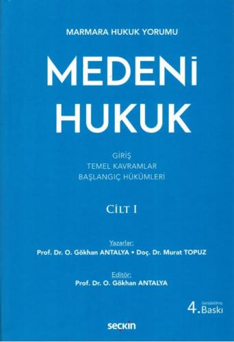 Medeni Hukuk Cilt I