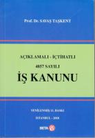 4857 Sayılı İş Kanunu