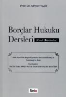 Borçlar Hukuku Dersleri Özel Hükümler