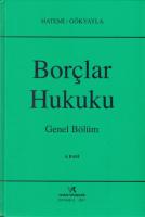 Borçlar Hukuku Genel Bölüm