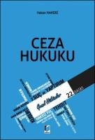 Ceza Hukuku Genel Hükümler