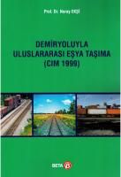 Demiryoluyla Uluslararası Eşya Taşıma