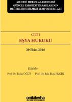 Eşya Hukuku Cilt : 1