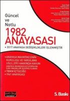 Güncel ve Notlu 1982 Anayasası
