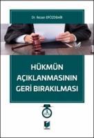 Hükmün Açıklanmasının Geri Bırakılması