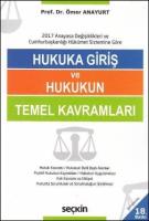 Hukuka Giriş ve Hukukun Temel Kavramları