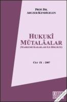 Hukuki Mütalaalar Cilt: IX