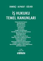 İş Hukuku Temel Kanunları