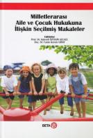 Milletlerarası Aile ve Çocuk Hukukuna İlişkin Seçilmiş Makaleler