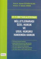 Milletlerarası Özel Hukuk ve Usul Hukuku Hakkında Kanun