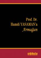 Prof. Dr. Hamdi Yasaman'a Armağan
