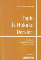 Toplu İş Hukuku Dersleri