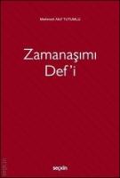 Zamanaşımı Def'i