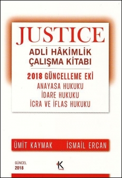 2018 Güncelleme Eki Justice Adli Hakimlik Çalışma Kitabı Kuram Kitap İ