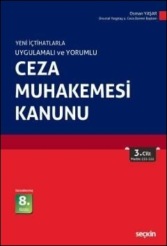 Ceza Muhakemesi Kanunu (3 Cilt) Seçkin Yayınevi Osman Yaşar