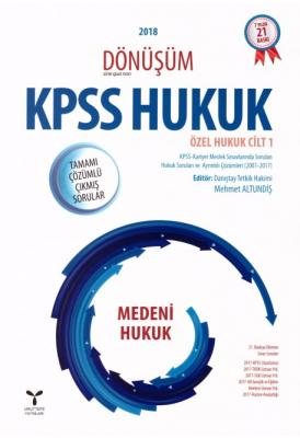 KPSS Hukuk Özel Hukuk Cilt 1 Medeni Hukuk Kuram Kitap Mehmet Altundiş