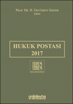 Hukuk Postası 2017 Oniki Levha H. Ercüment Erdem