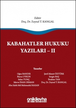 Kabahatler Hukuku Yazıları - II Oniki Levha Zeynel T. Kangal