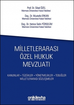 Milletlerarası Özel Hukuk Mevzuatı Oniki Levha Mustafa Erkan