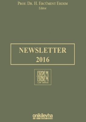 Newsletter 2016 Oniki Levha H. Ercüment Erdem