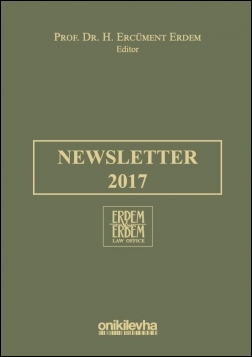 Newsletter 2017 Oniki Levha H. Ercüment Erdem