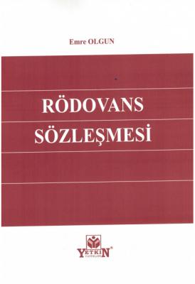 Rödovans Sözleşmesi Yetkin Yayınları Emre Olgun