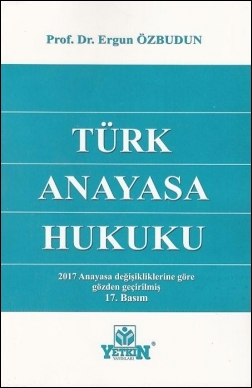Türk Anayasa Hukuku Yetkin Yayınları Ergun Özbudun