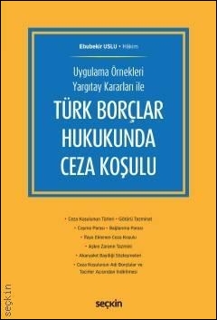 Türk Borçlar Hukukunda Ceza Koşulu Seçkin Yayınevi Ebubekir Uslu